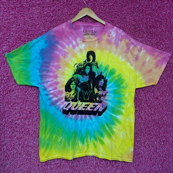 Queen A Night at the Opera Bohemian Rhapsody Rock Tie Dye XL - Picture 1 of 4
